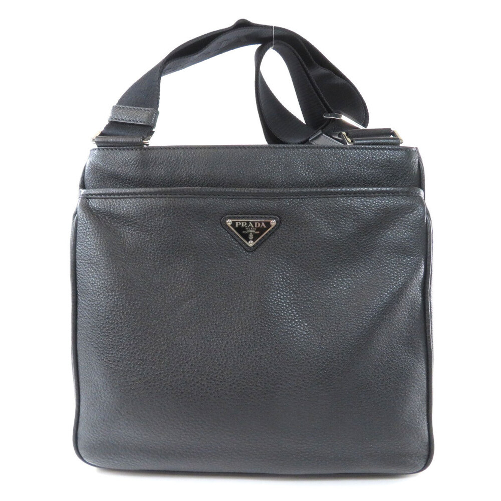 Prada Vitello City Shoulder Bag Crossbody black leather - Picture 11 of 11